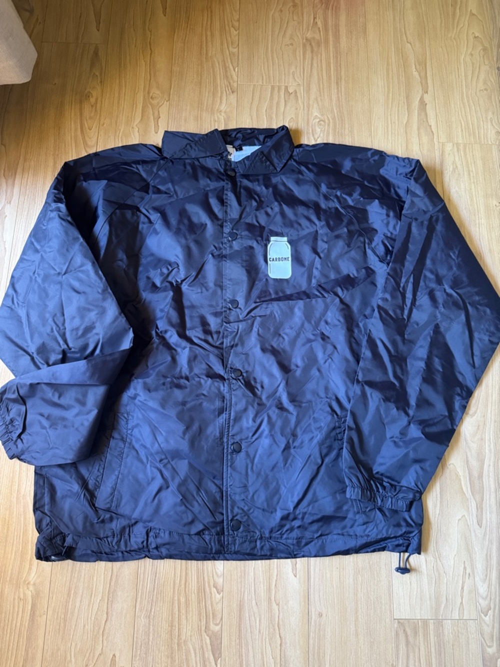 CARBONE FINE FOOD BLACK Coach Windbreaker Jacket